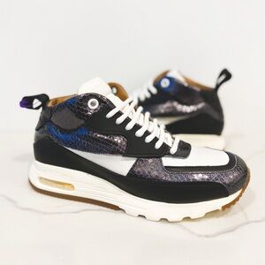 ESSEUTESSE BLACK & WHITE HIGH TOP SNEAKER